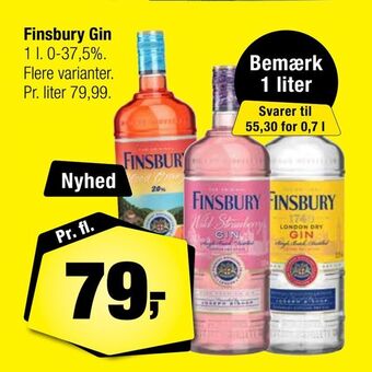Calle Finsbury gin tilbud