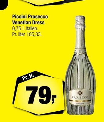 Calle Piccini prosecco venetian dress tilbud
