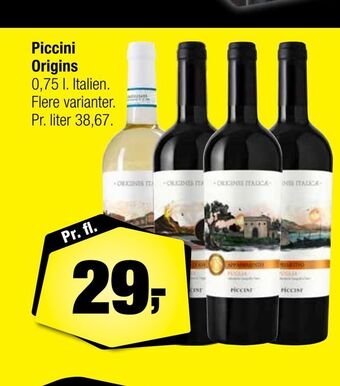 Calle Piccini origins tilbud