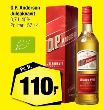 Calle O.p. anderson juleakvavit tilbud