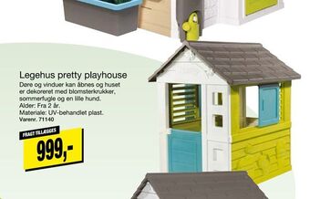 Harald Nyborg Legehus pretty playhouse tilbud