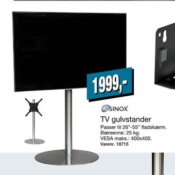 Tv gulvstander