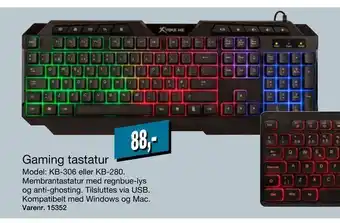 Harald Nyborg Gaming tastatur tilbud