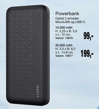 Harald Nyborg Powerbank tilbud