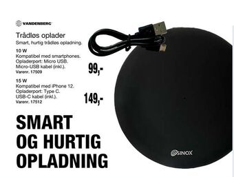 Harald Nyborg Trådløs oplader tilbud