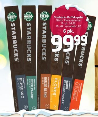 Fleggaard Starbucks kaffekapsler tilbud