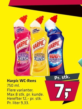 Fleggaard Harpic wc-rens tilbud