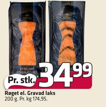 Fleggaard Røget el. gravad laks tilbud