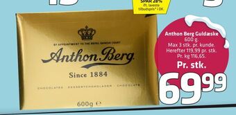 Fleggaard Anthon berg guldæske tilbud