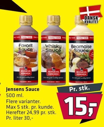 Fleggaard Jensens sauce tilbud
