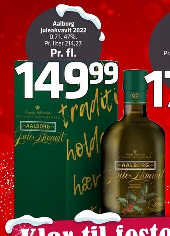 Fleggaard Aalborg juleakvavit 2022 tilbud