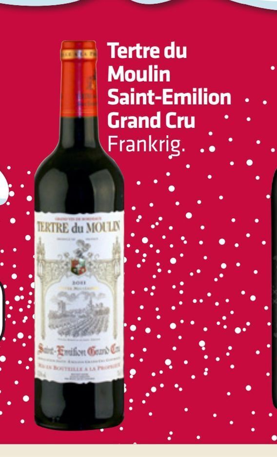 Tertre du moulin saintemilion grand cru tilbud hos Fleggaard