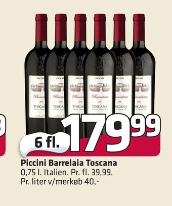 Fleggaard Piccini barrelaia toscana tilbud