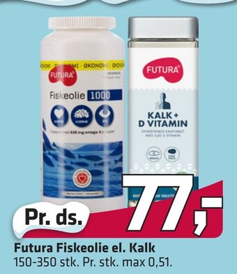 Futura fiskeolie el. kalk