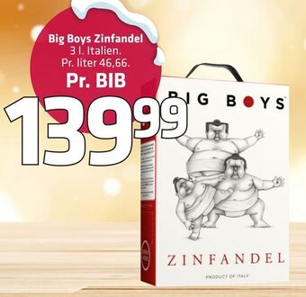 Fleggaard Big boys zinfandel tilbud