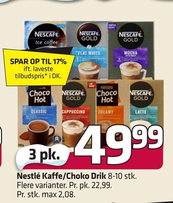 Fleggaard Nestlé kaffe/choko drik tilbud