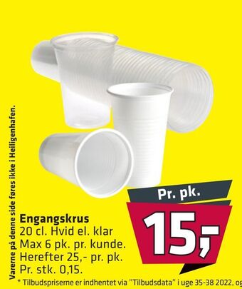 Fleggaard Engangskrus tilbud