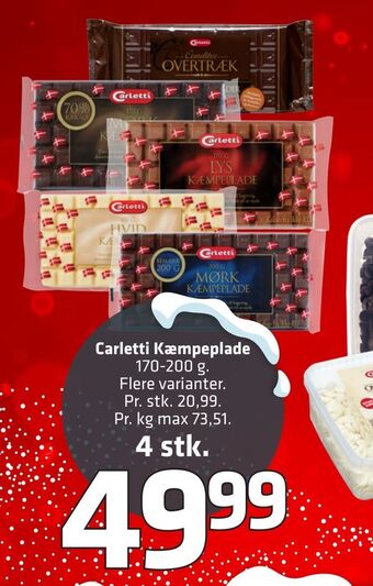 Fleggaard Carletti kæmpeplade tilbud