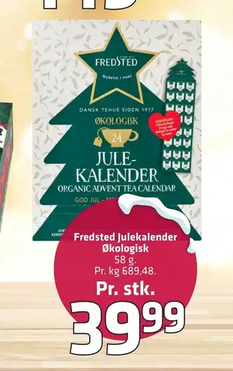 Fleggaard Fredsted julekalender økologisk tilbud