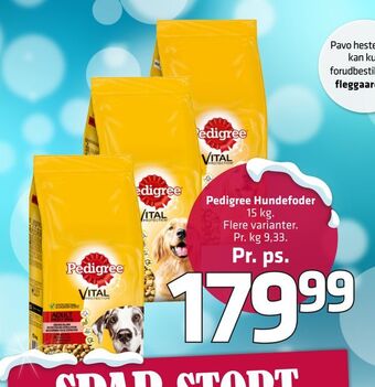Fleggaard Pedigree hundefoder tilbud