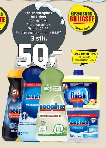 Fleggaard Finish/neophos additiver tilbud
