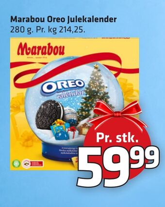 Fleggaard Marabou oreo julekalender tilbud