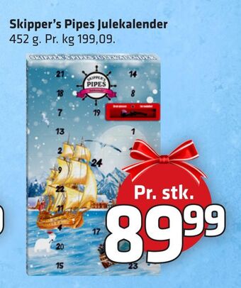 Fleggaard Skipper's pipes julekalender tilbud