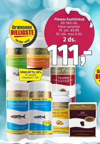 Fleggaard Fitness kosttilskud tilbud