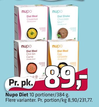 Fleggaard Nupo diet tilbud