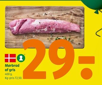 Coop 365 Mørbrad af gris tilbud