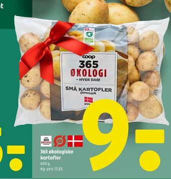 Coop 365 365 økologiske kartofler tilbud