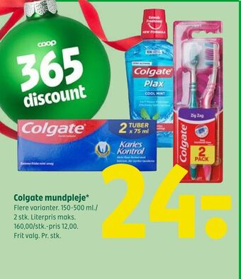 Coop 365 Colgate mundpleje tilbud