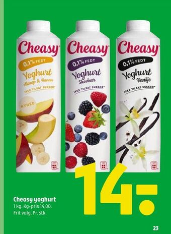 Coop 365 Cheasy yoghurt tilbud