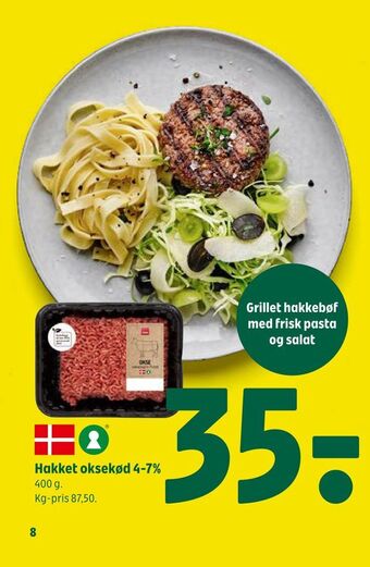 Coop 365 Hakket oksekød 4-7% tilbud