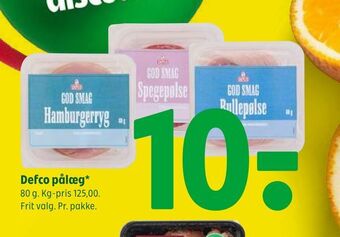 Coop 365 Defco pålæg tilbud
