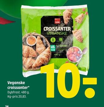 Coop 365 Veganske croissanter tilbud