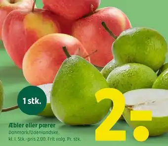 Coop 365 Æbler eller pærer tilbud