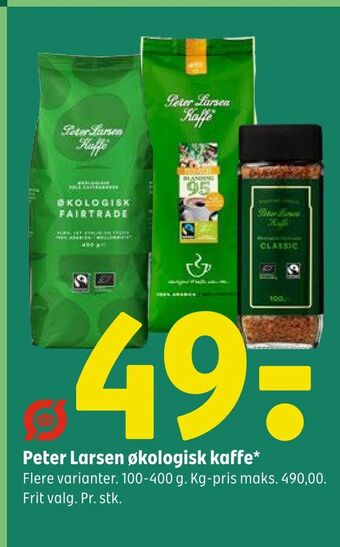 Coop 365 Peter larsen økologisk kaffe tilbud