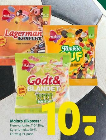 Coop 365 Malaco slikposer tilbud