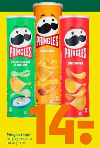 Coop 365 Pringles chips tilbud