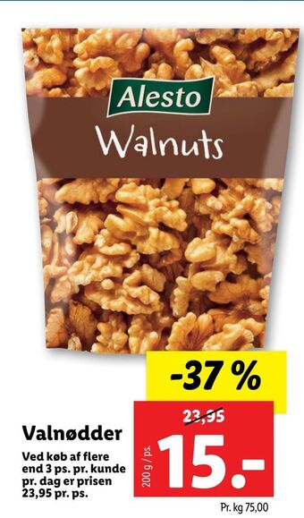 Lidl Valnødder tilbud