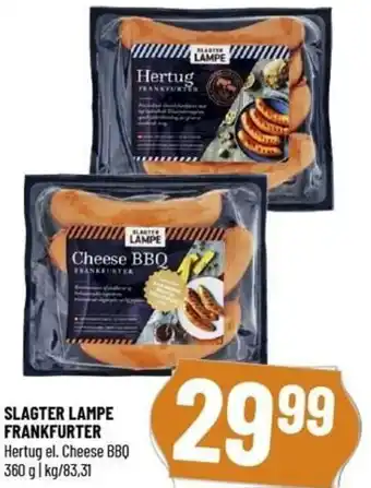 Løvbjerg Slagter Lampe Frankfurter 360g tilbud