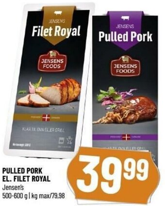 Løvbjerg Pulled Pork El. Filet Royal 500-600 g tilbud