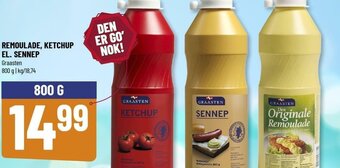 Remoulade, Ketchup El. Sennep 800g