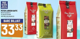 Løvbjerg Peter Larsen Kaffe 400-500g tilbud