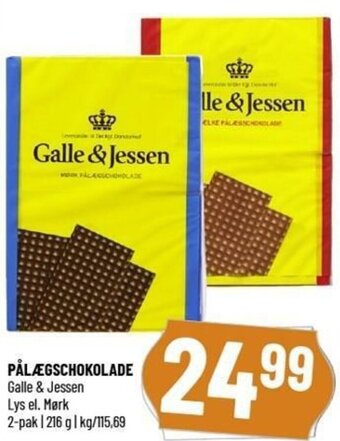 Pålægschokolade