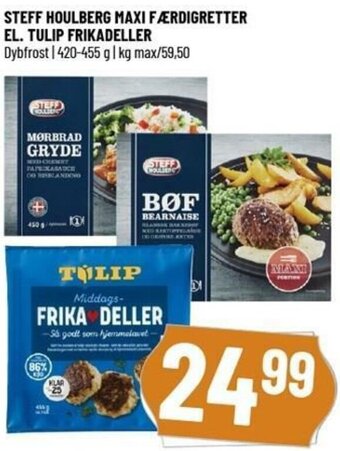 Løvbjerg Steff Houlberg Maxi Færdigretter El. Tulip Frikadeller 420-455g tilbud