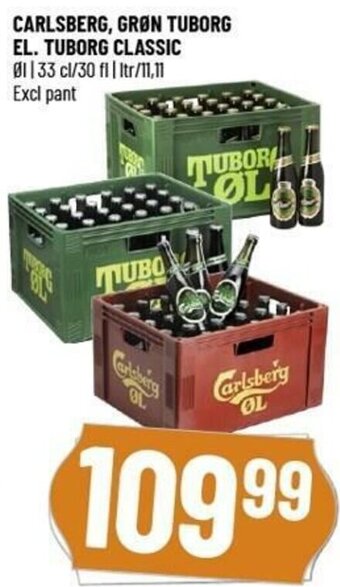Løvbjerg Carlsberg,Grøn Tuborg El. Tuborg Classic tilbud