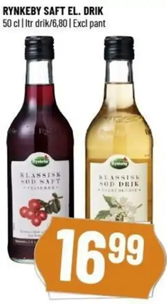 Løvbjerg Rynkeby Saft El. Drik 50cl tilbud
