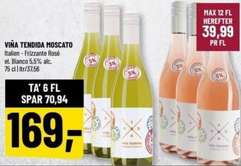 Løvbjerg Viña Tendida Moscato 75cl tilbud